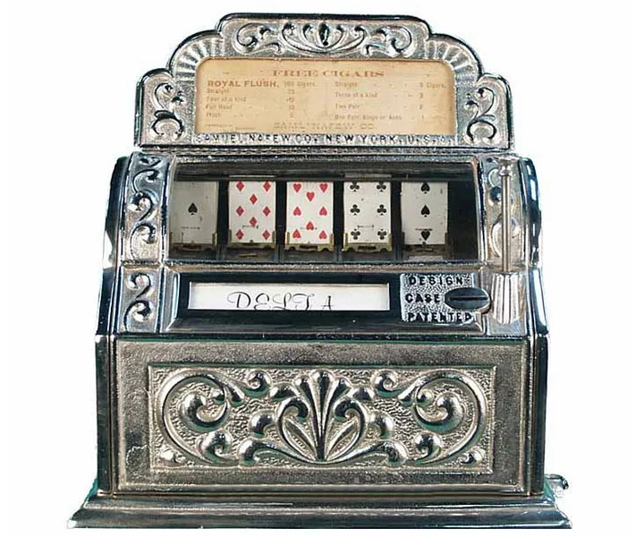 Machine de jeu de poker en 1891