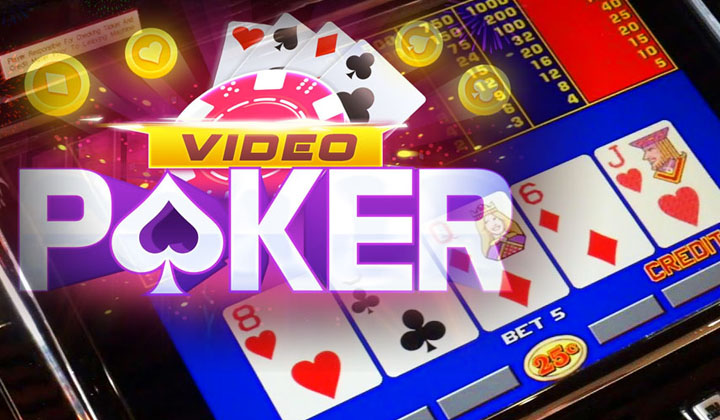 Machine de vidéo poker au casino